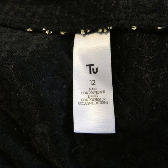 Tu Gold Sequins Blouse Women Size 8 Party Top Cocktail Dinner Dance Date Night - Picture 9 of 13